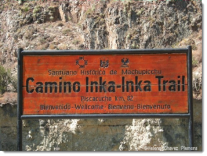 Inca Trail Entrance Km82 Inca Trail Entrance Km82