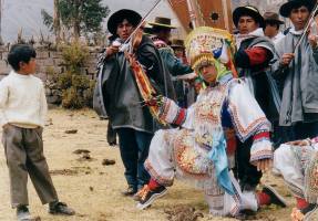 Scissors dancing in Peru mixes Andean spirituality with spectacle — Photo Courtesy of Drew Benson