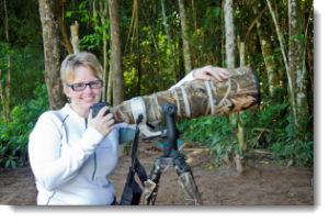 Advanced camera equipment for Tambopata photo tour