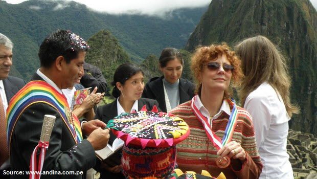 Where else besides Machu Picchu should Peru enlist the help of stars like Susan Sarandon?
