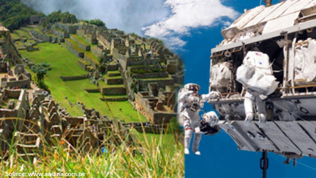 Peruvian and Russian scientists set up radio link to International Space Station from Machu Picchu