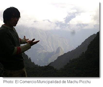 Possible Alternative Route to Machu Picchu. Click image to read original story in El Comercio