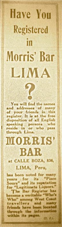 Morris' Bar Registry