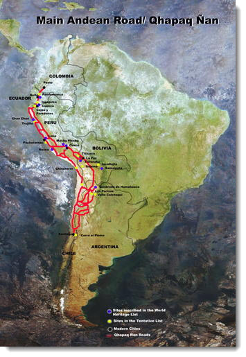 Qhapaq Ñan, the system of Inca trails that connected an empire. 