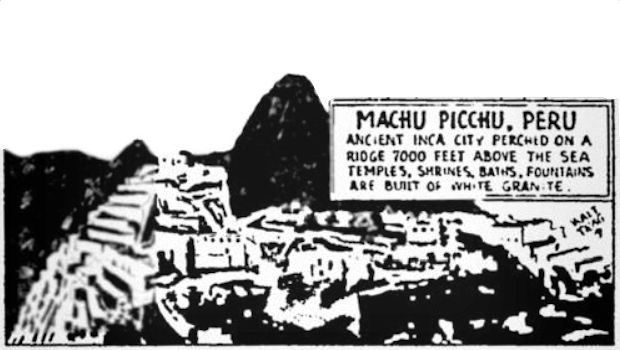 The early introduction of exotic Machu Picchu to travelers
