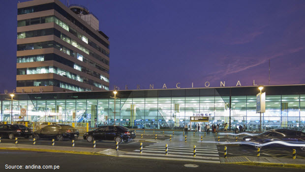 Luggage storage at Lima’s Jorge Chavez International Airport