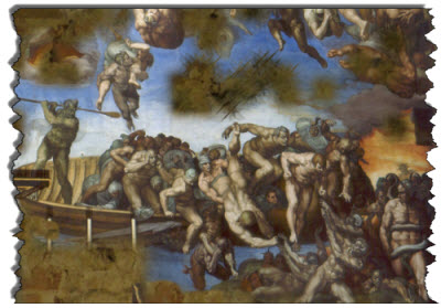 What if the Sistine Chapel was reduced to a hellishly fragmented archaeological ruin?