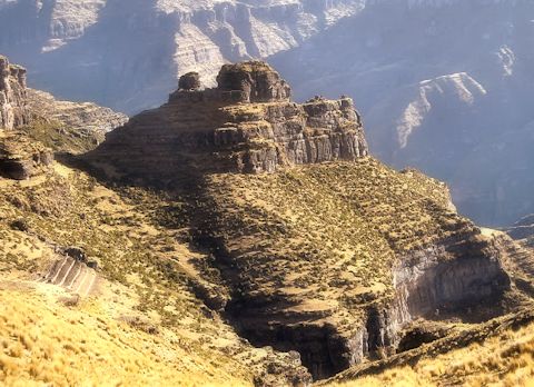 Consider hiking an alternative Inca trail to reach Waqrpukara, a lesser-known archaeological site.
