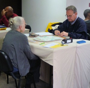 Alice and Chris combine their passion for Scrabble® and travel in Peru's capital Lima, on Oct. 6, 2013. 