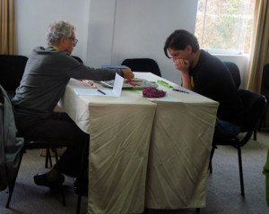 Ken Smith, HI, and Sefan Rau, NY, taking part in the 2013 Peru Tour & ScrabbleÂ® Tournament, which will take them to Cusco, the Sacred Valley and Machu Picchu. 