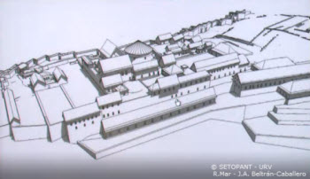 Virtual overview of Sacsaywaman as it might have looked 500 years ago