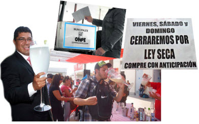 Foreign tourists will reportedly be exempt from alcohol prohibition during Peruvian elections