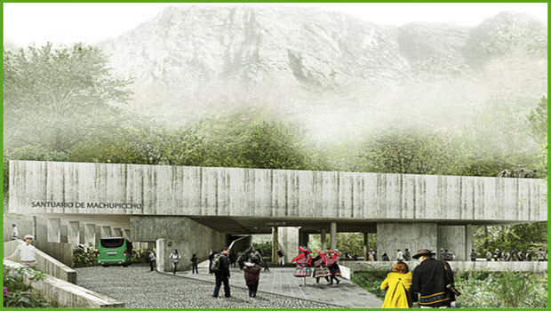 Design of new visitor complex entrance chosen for Machu Picchu