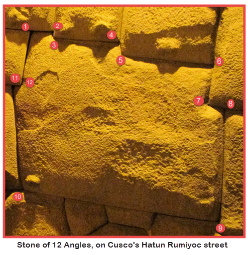 12-Angle Stone Calle Hatunrumiyoc - Cuzco