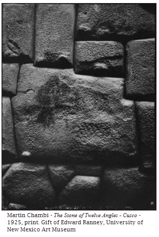 Martin Chambi - The Stone of Twelve Angles - Cusco - 1925