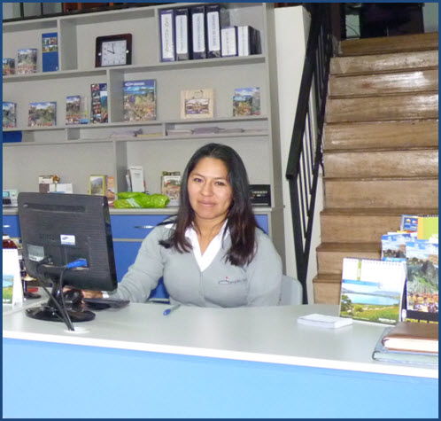 Veronica 2013 Fertur Cusco office