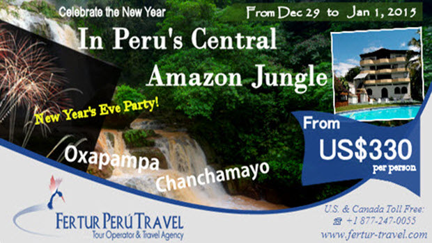 New Years 2015 in Peru’s Central Amazon with Hotel Chanchamayo Inn