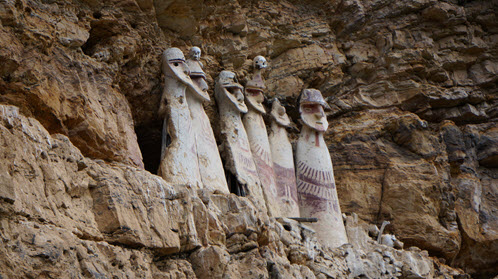 Visit Kuelap and also see the Sarcophagi of Karajia