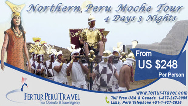 Northern Peru Archaeology Tour Special  4 Days 3 Nights
