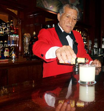 During a tour of Lima's historic city center, treat yourself to a perfect pisco sour mixed by one of Peru's master mixologists, Eloy Cuadros. 
