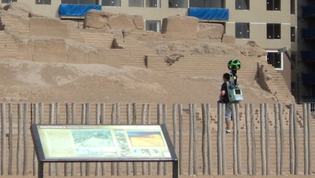Google has began scanning Peru's archaeological sites, like Huaca Huantinamarca