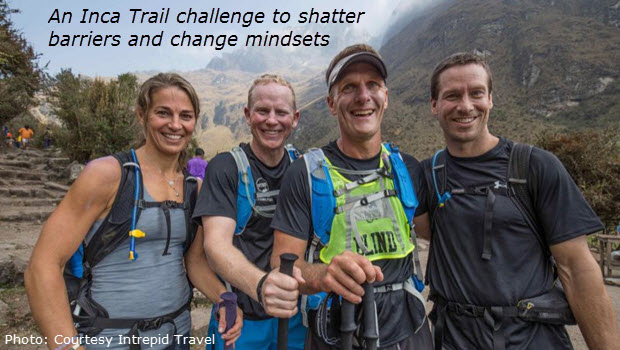 Inca Trail challenge redefined by blind athlete