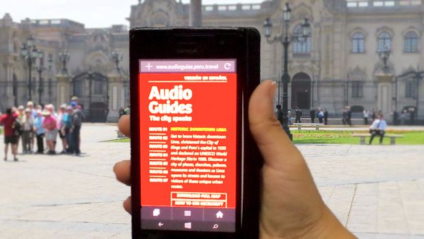 Download free audio tours of the Historic Center of Lima