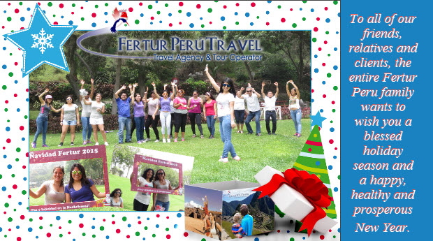 Fertur Peru Travel Wishes You Happy Holidays!