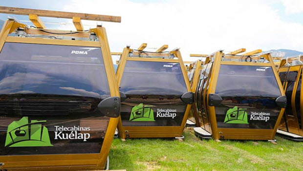 Cable cars arrive for breathtaking transport on tours of Kuelap