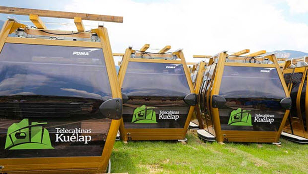 Cable cars arrive for breathtaking transport on tours of Kuelap
