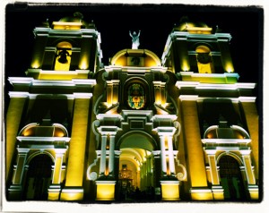 Visit the Trujillo Santo- Domingo Cathedral at nightl