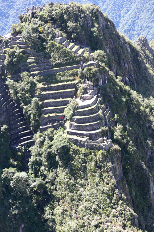 Huayna Picchu aerial shot taken from Peru president's helicopter-2