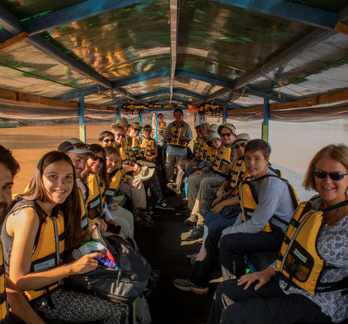 Amazon lodge boat journey