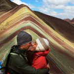 Federico and Annalisa at Rainbow Mountain
