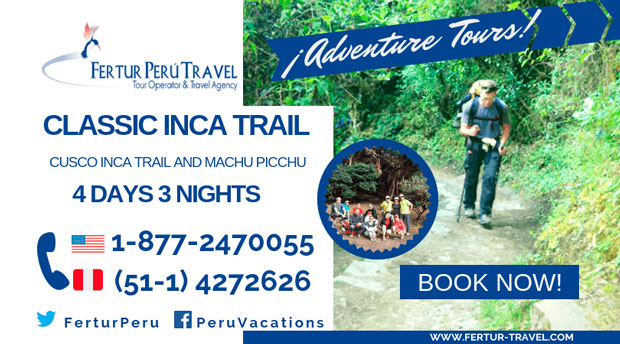 Classic Inca Trail 4-Days 3 Nights