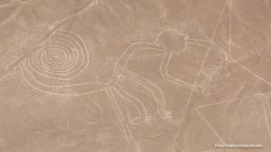 Nazca monkey geoglyph
