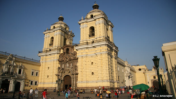 San Francisco Church in Lima - Photo by Â© C.J. Schexnayder