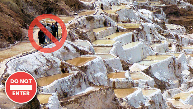 Maras salt pans tourist entry prohibited