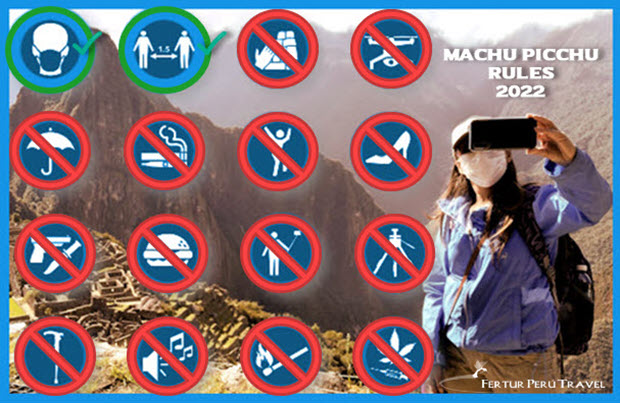 Graphic of Machu Picchu Rules - 2022 