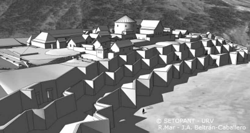 Image depicting Sacsayhuamán prior the Spanish Conquest, courtesy of  "Visualizing Cusco" a project of the Historic Center Management of the Municipality of Cusco, the Smithsonian Institution of Washington (National Museum of the American Indian â€“ MNAI) and the Rovira i Virgili University (Tarragona-Spain)