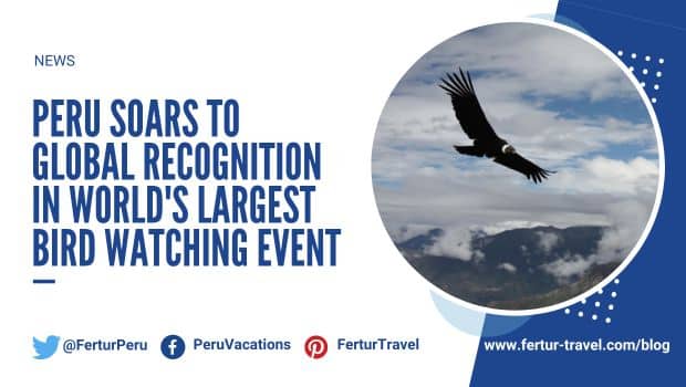 Peru achieves 2nd place in Global Big Day 2025 with 1,399 bird species recorded by 1,027 participants. Discover why Peru is the world's premier birdwatching destination.