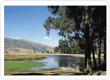 Lake Parinacochas, Ayacucho.