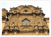 San Francisco Church of Cajamarca, in Peru's northern highlands. 