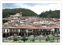 Cusco red tile rooftops