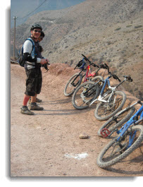 Biking through the Sacred Valley