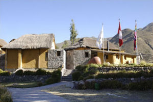 Vista exterior del Eco Inn Colca Hotel - Arequipa Perú