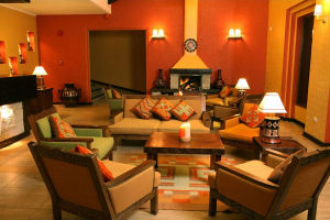 Área del lobby del Hotel Sumaq Machu Picchu