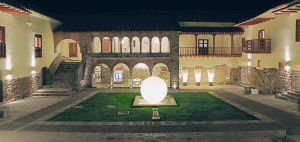 Main courtyard of the hotel