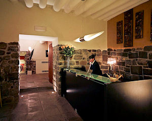 Área de recepción Hotel Casa Cartagena & Spa - Hotel en Cusco