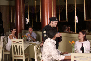 Dining at Faraona Grand Hotel